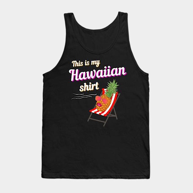 Dabbing Pineapple this is my Hawaiian shirt Tank Top by BalmyBell